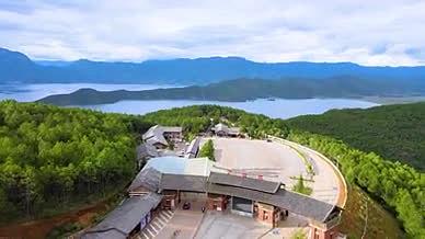4K航拍泸沽湖风景区视频的预览图